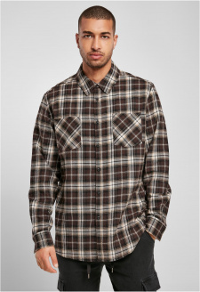 Checked Roots Shirt darkground/warmsand