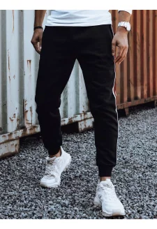 Férfi fekete tréningnadrág Dstreet UX4424