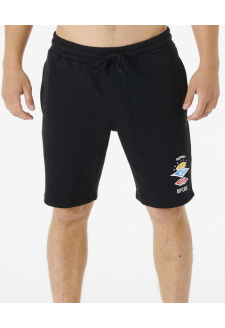 Rip Curl SEARCH ICON TRACKSHORT Fekete rövidnadrág