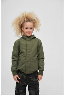 Kids Windbreaker Frontzip olive