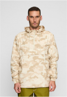 Camo Pull Over Windbreaker sandcamo