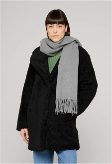 Ladies Oversized Sherpa Coat black