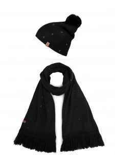 Dámský set šály a čepice Vuch Nurit Set Black