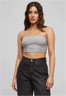Ladies Bandeau Top grey