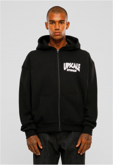 Upscale Studios Ultra Heavy Oversize Zip Jacket black