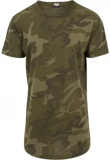 Camo Shaped Long Tee olive camo
