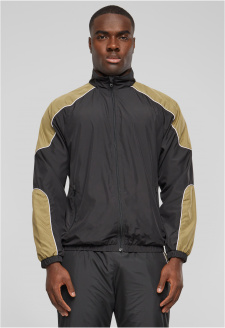 Piped Track Jacket black