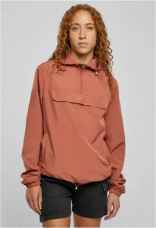 Ladies Basic Pull Over Jacket terracotta