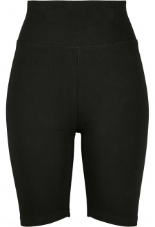 Ladies High Waist Cycle Shorts black