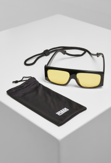 Sunglasses Raja with Strap black/yellow