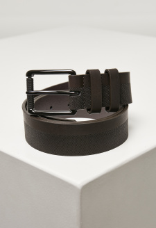 Imitation Leather Basic Belt brown