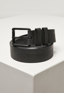 Imitation Leather Basic Belt grey