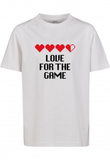 Kids Love for The Game Tee white