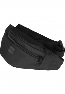 Double-Zip Shoulder Bag blk/blk