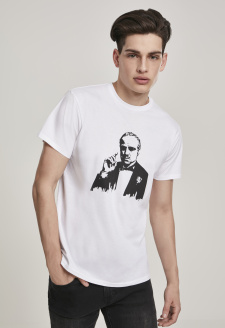 Godfather Painted Portrait Tee white